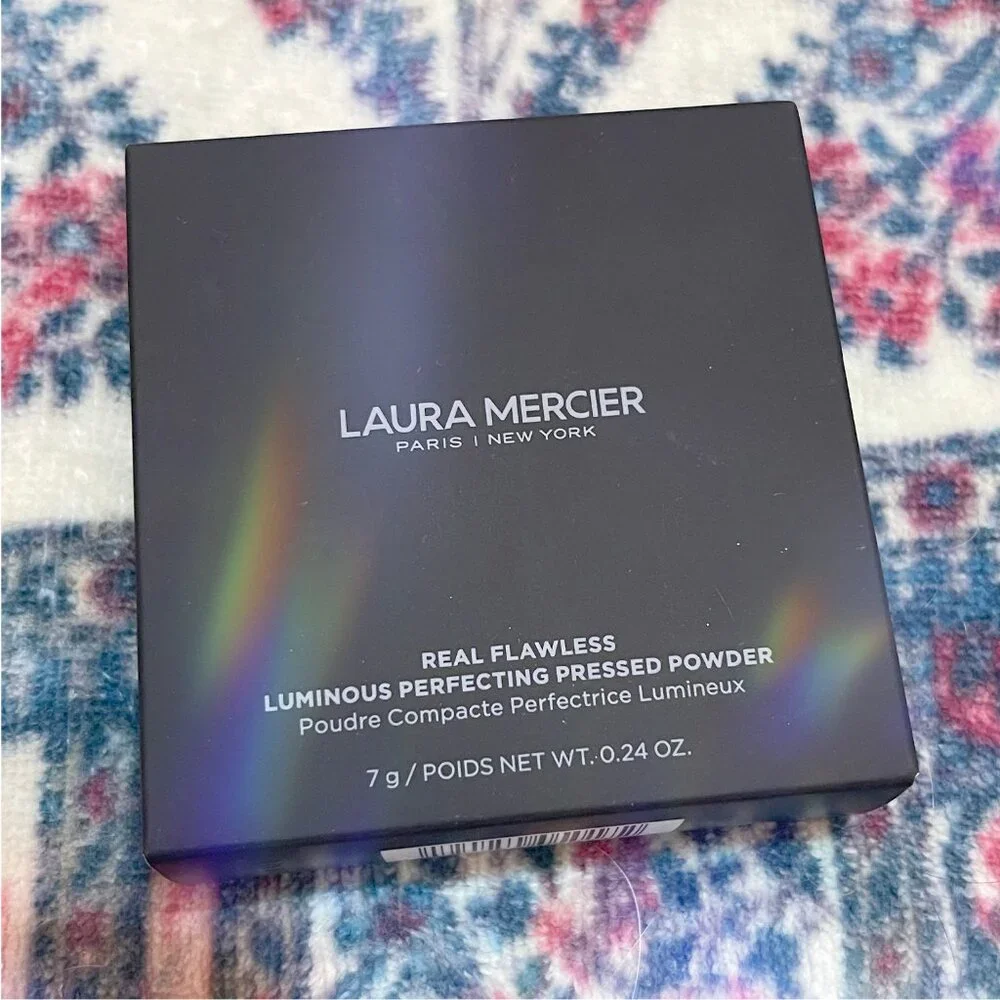 LAURA MERCIER real Flawless Pressed Powder Translucent Honey *BNIB*